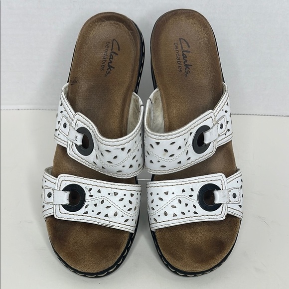 Clarks Lexi Laurel Ladies Slide Sandals 8.5 - Picture 1 of 7